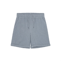 BIRKHOLM Muslin Shorts Støvet Blå